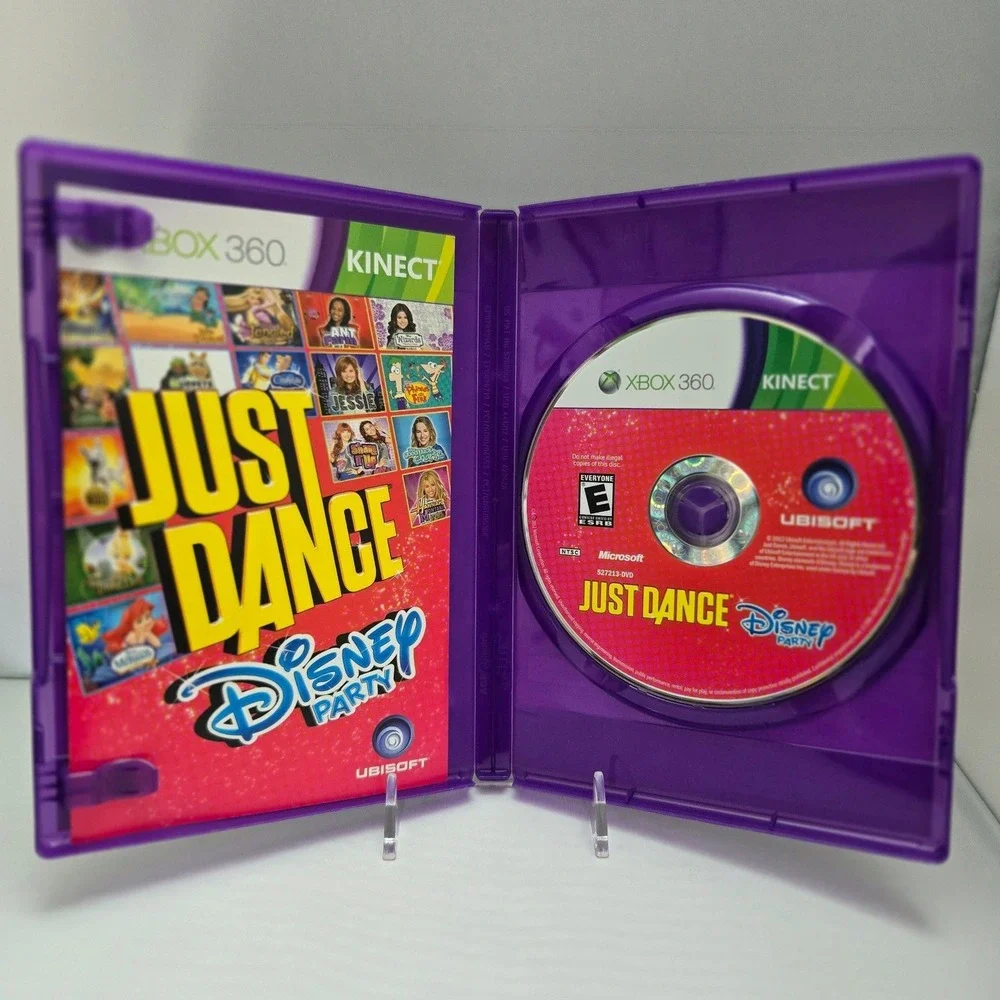 Just Dance Disney Party & Kids‎ Bundle - Xbox 360 Kinect - Complete CIB 2 Games